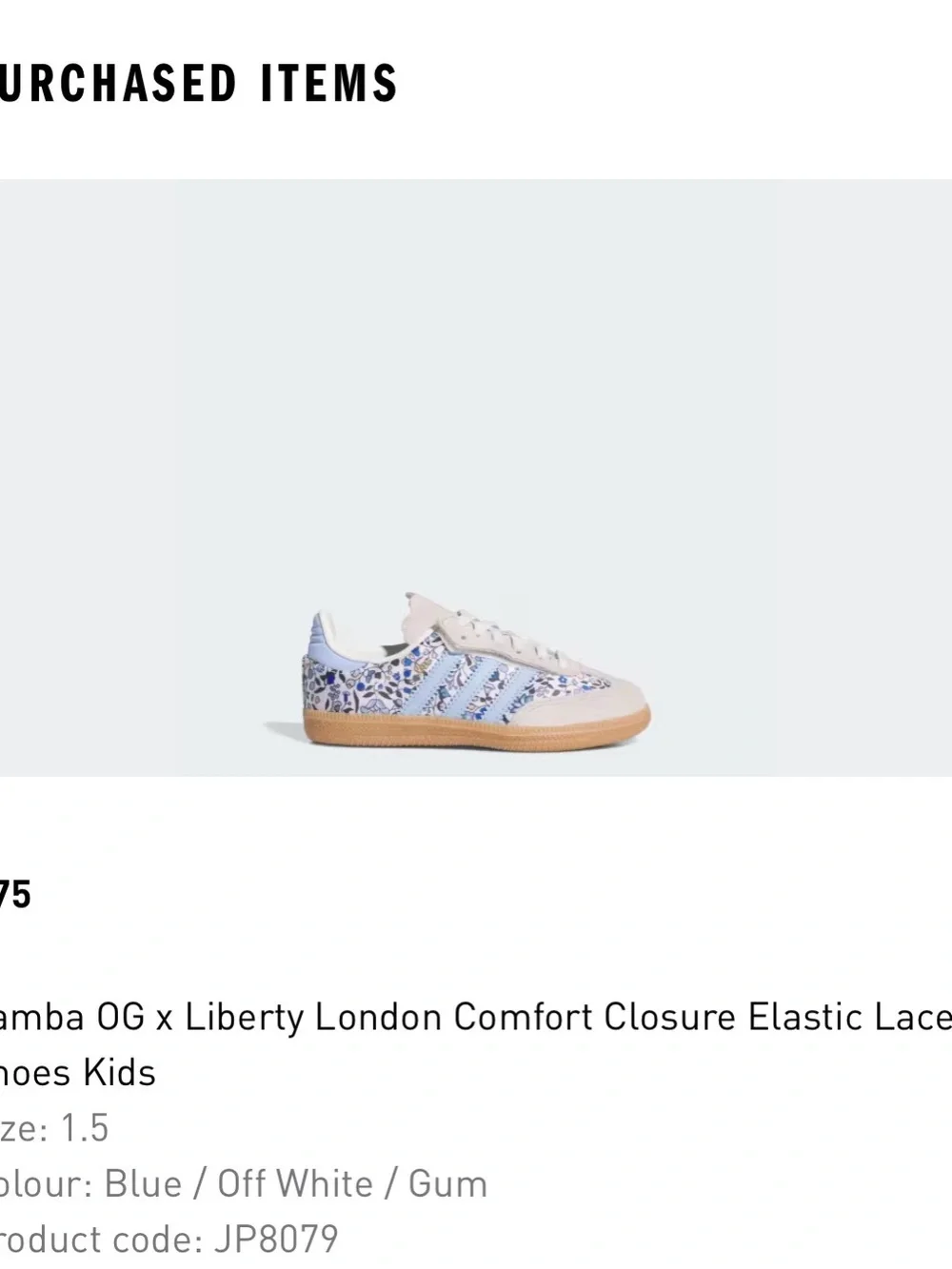 Adidas Samba OG x Liberty London